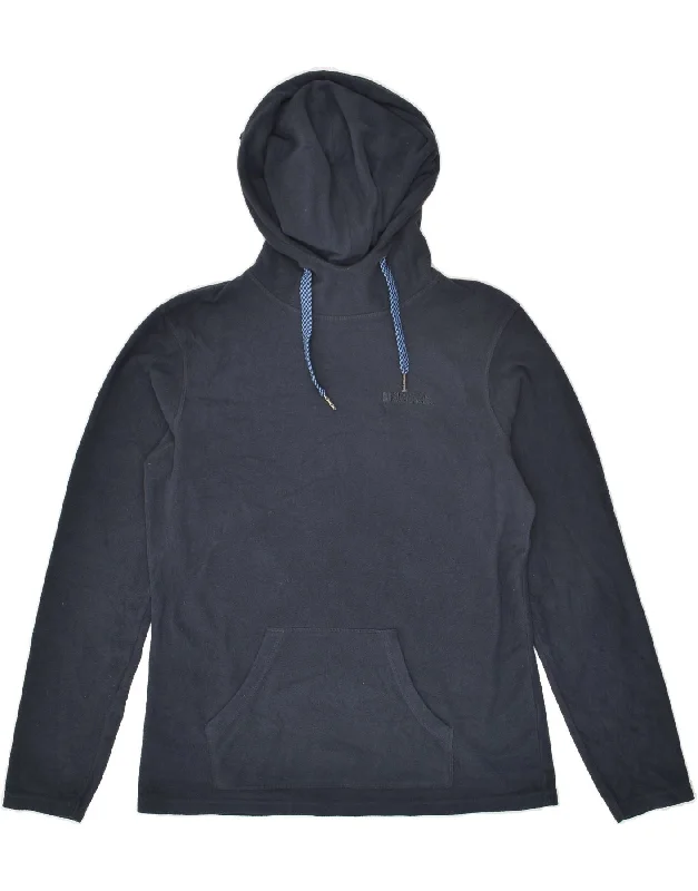 MOUNTAIN WAREHOUSE Womens Hooded Fleece Jumper UK 12 Medium  Navy Blue