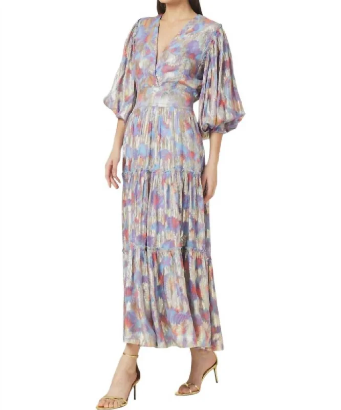 Sloan Maxi Dress In Elyse Taro