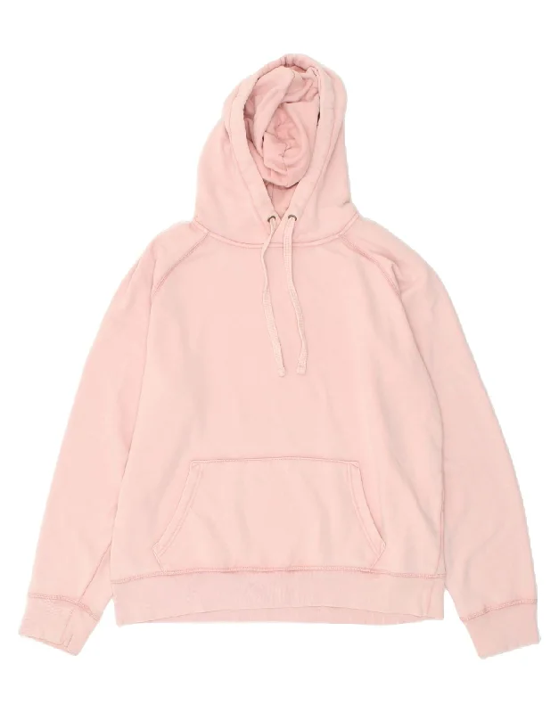 GAP Womens Hoodie Jumper UK 16 Large Pink Cotton