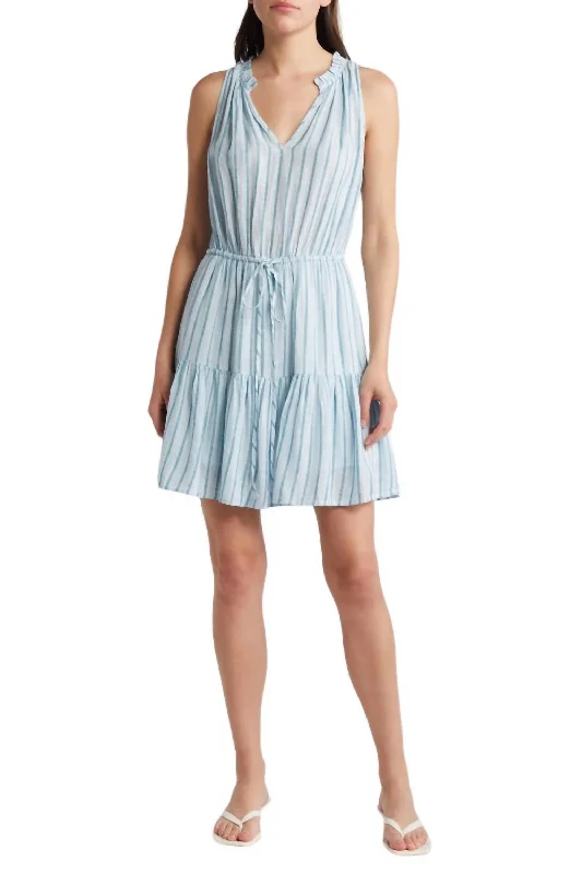 Albany Dress In Cambria Stripe