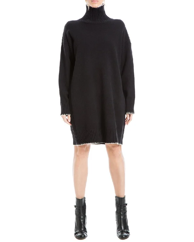 Max Studio Turtleneck Short Dress