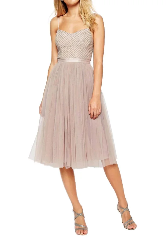 Copellia Ballet Dress In Dusty Pink