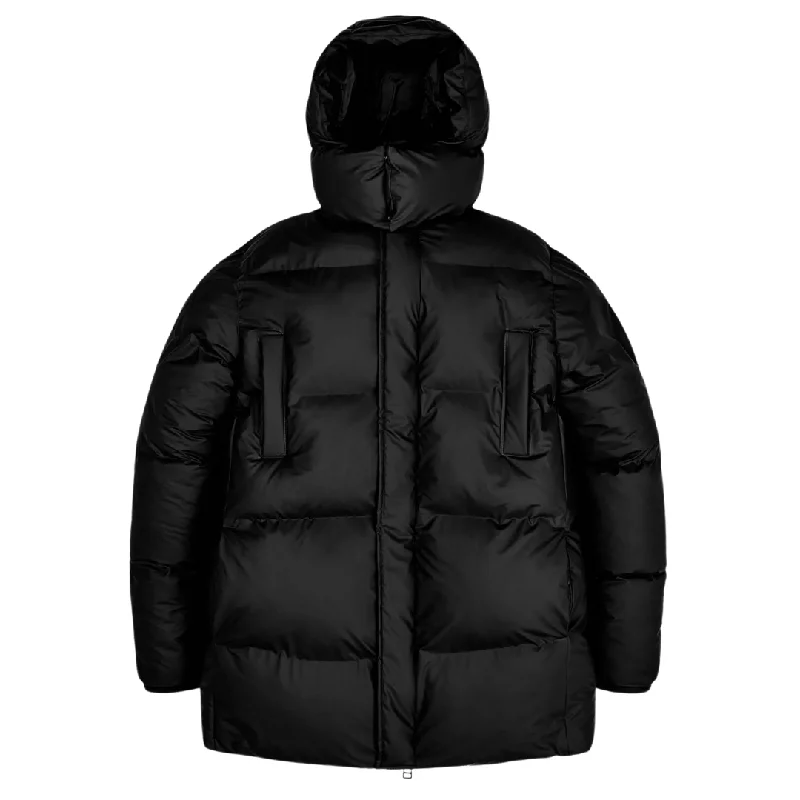 Boxy Puffer Parka - Black