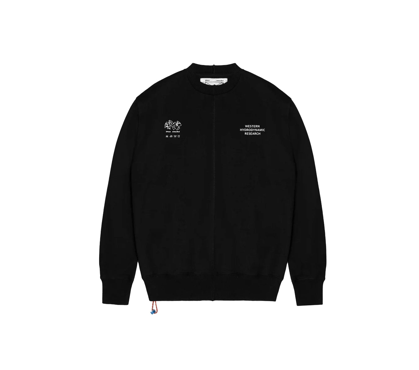 Space Available X Western Hydrodynamics Research Upcycled Logo Sweatshirt - Black