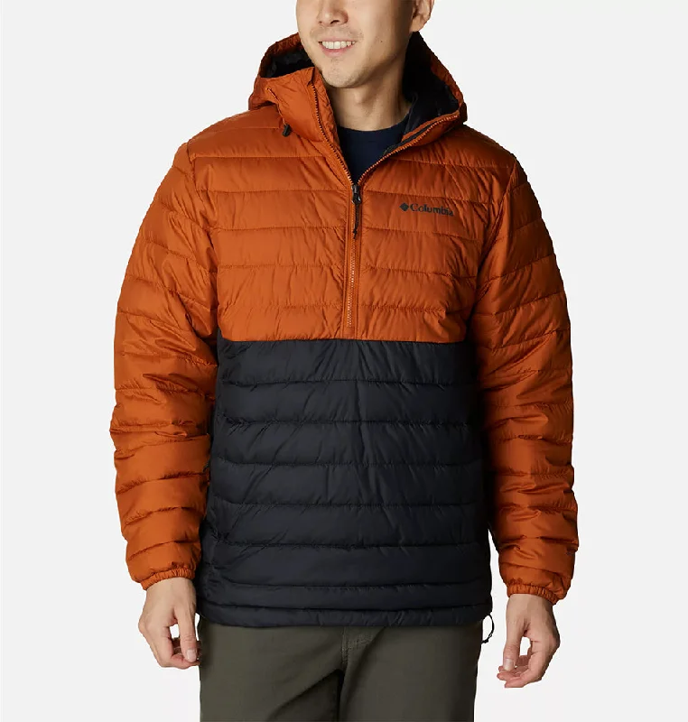 Powder Lite Insulated Anorak - Warm Copper/Black