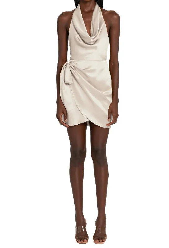 Martine Dress In Chalk