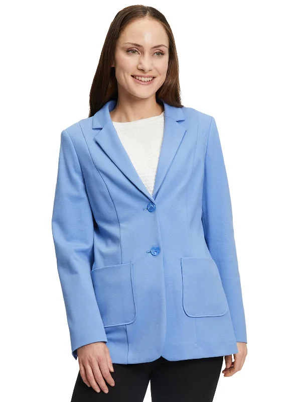 Betty Barclay Large Patch Pocket Blazer, Ultramarine