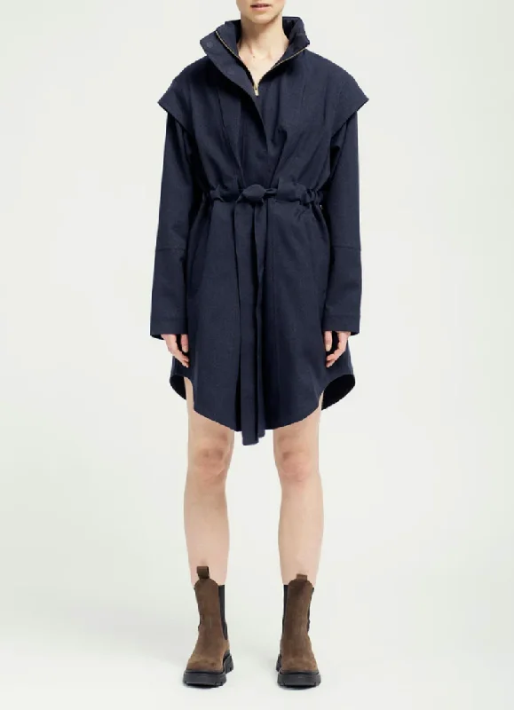 BRGN Monsun Raincoat Dark Navy