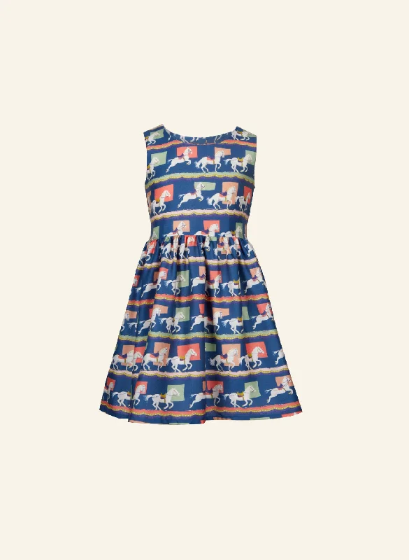 Martha Children's Dress - Blue Show Ponies