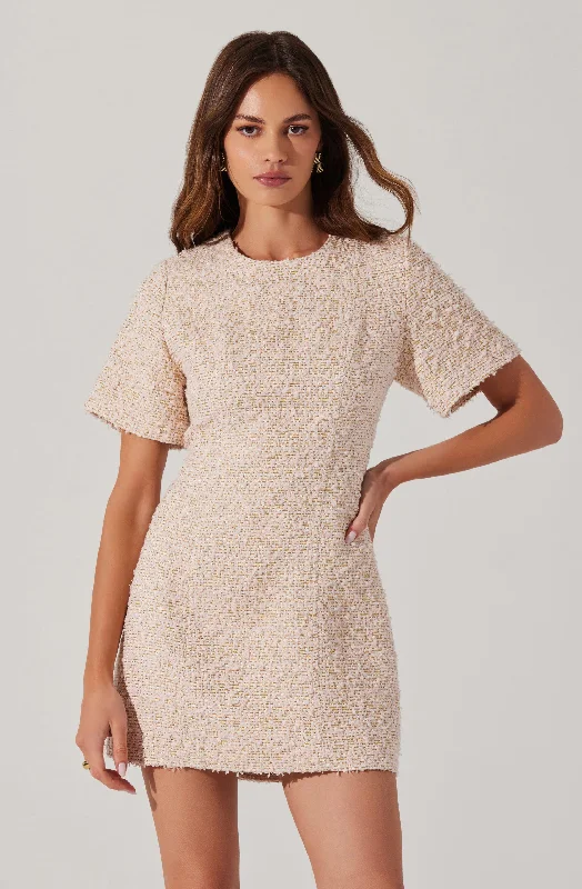 Portilla Tweed Mini Dress