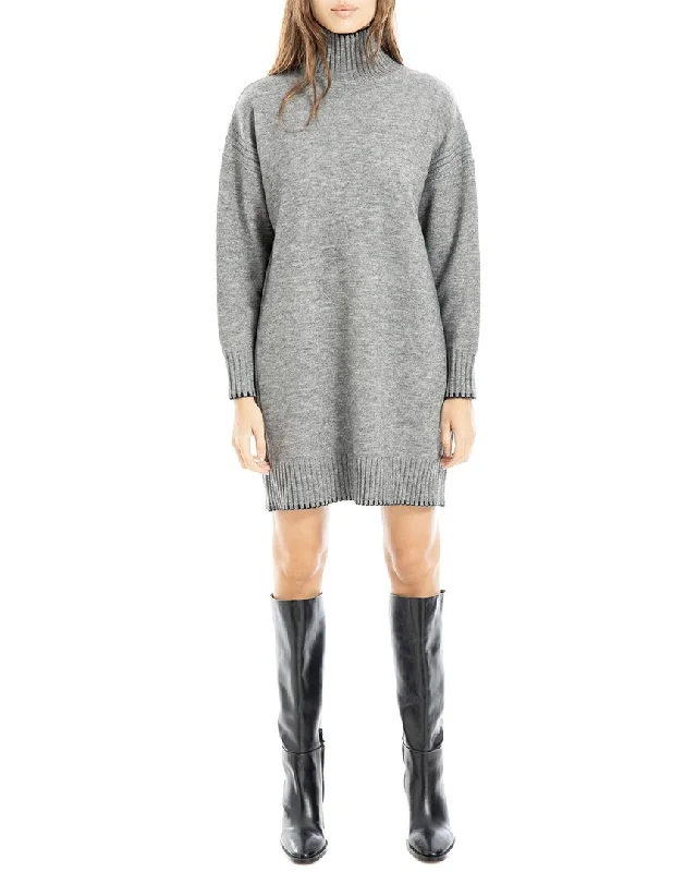 Max Studio Turtleneck Short Dress