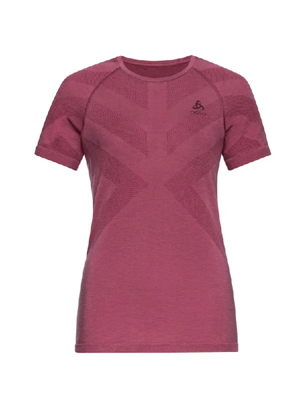 Kinship Light Base Layer Tee - Holly Berry Melange