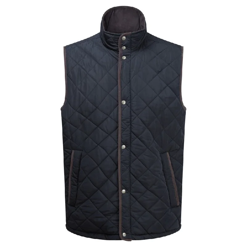 Barrowden Quilt Gilet - Midnight