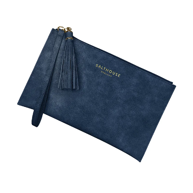 Serafina Clutch Bag - Navy