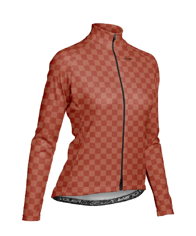 W. PELOTON THERMAL JERSEY - CHECKERS