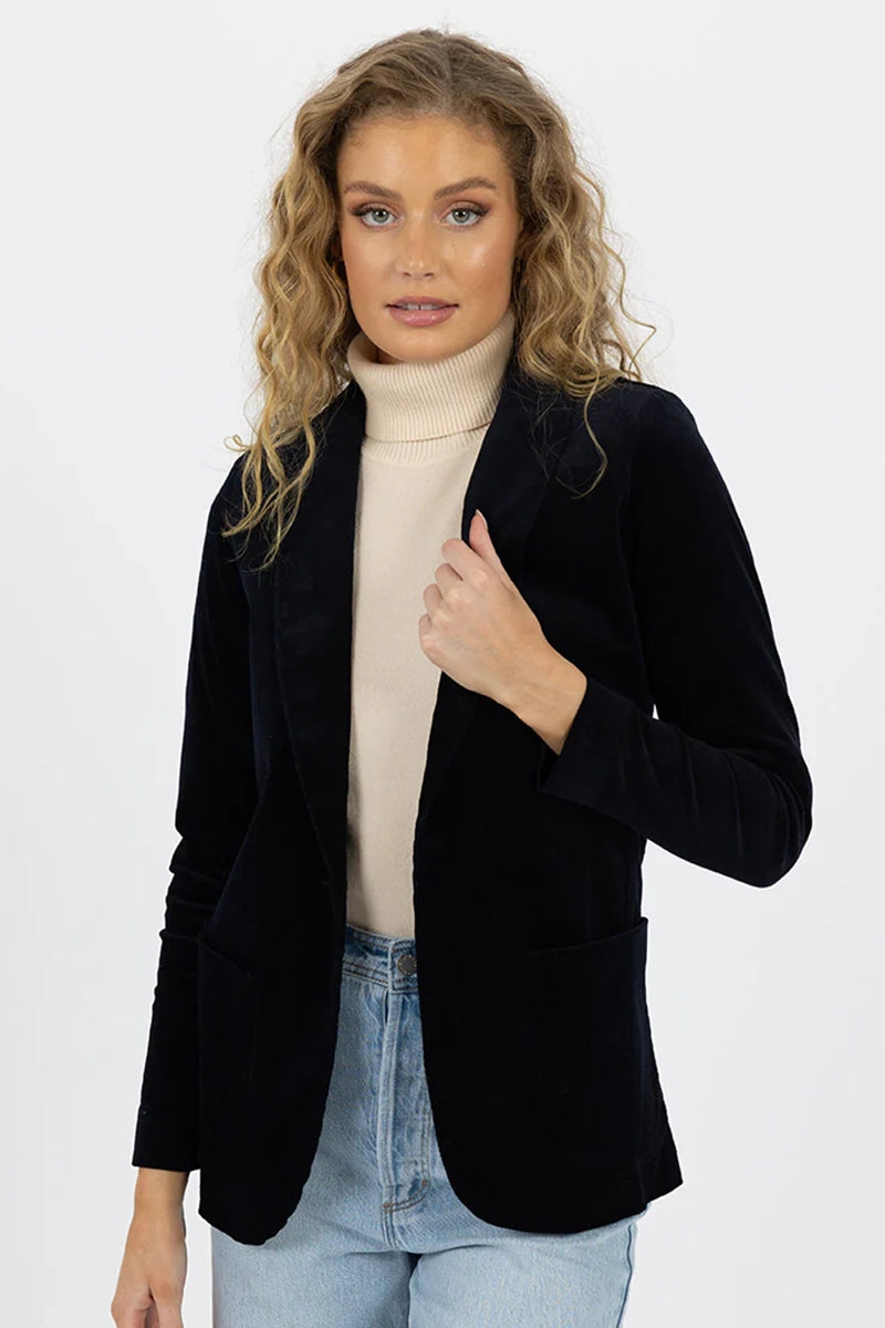 Humidity Women's Blondie Jacket in Indigo