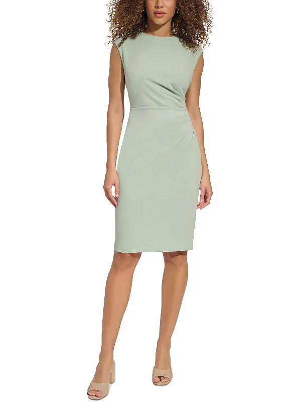 Womens Matte Jersey Cut-Out Clubwear Dress