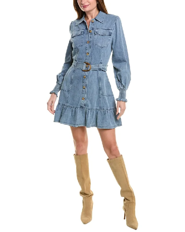 FATE Denim Shirtdress