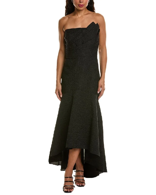 Theia Lana Fit & Flare Gown