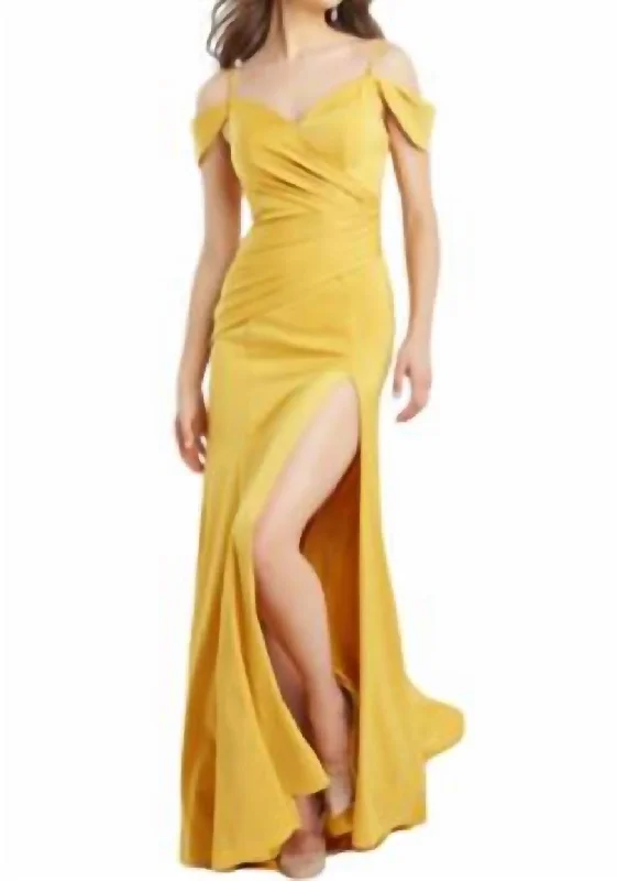 Yellow Jovani Gown