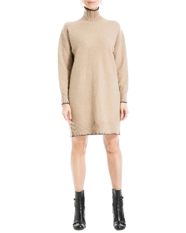 Max Studio Turtleneck Short Dress