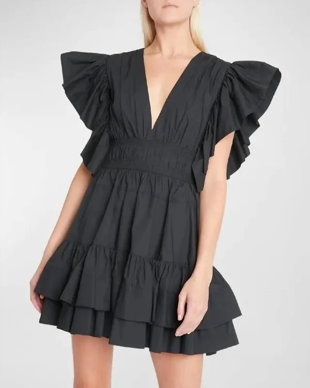 Kiri Mini Dress In Black