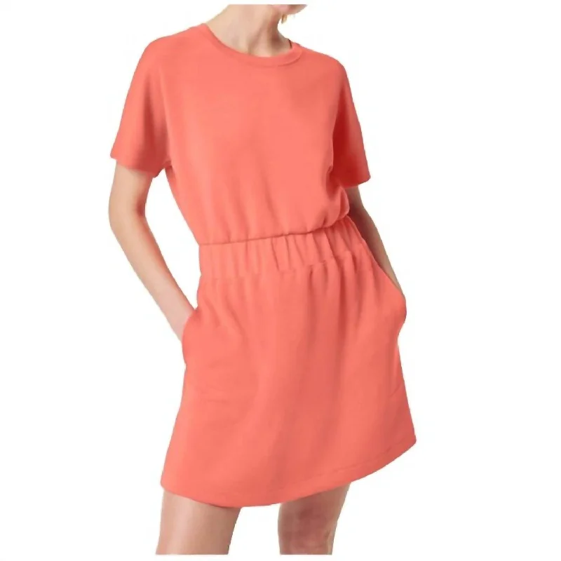 Airessentials T-Shirt Dress In Peach