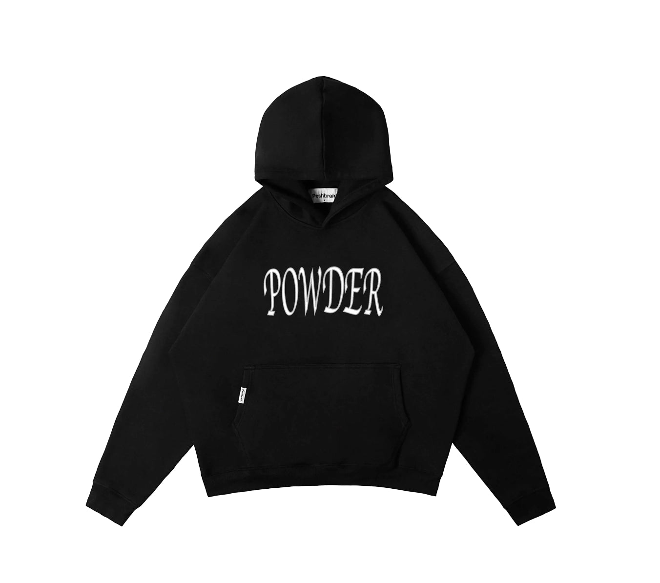 POSHBRAIN Powder Hoodie - Black