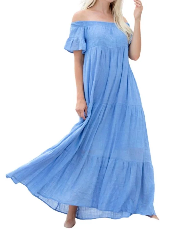 Talia Dress In Blue